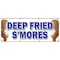 Signmission DEEP FRIED SMORES BANNER SIGN fresh made on a stick sweet snack candy B-96 Deep Fried Smores - alternate 1
